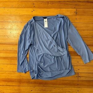Ann Taylor light blue blouse